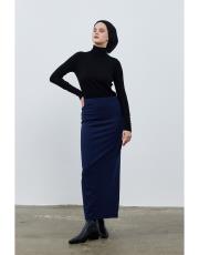 lacivert mevsimlik kalem etek 5