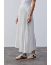 beyaz double plisoley etek 4