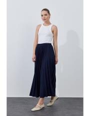lacivert double plisoley etek 7