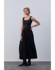 siyah double plisoley etek 6