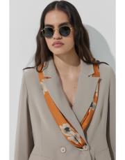 bej bol formlu blazer takım 3