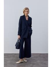 lacivert bol formlu blazer takım