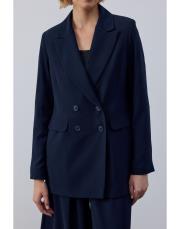 lacivert bol formlu blazer takım 4