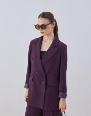 mürdüm bol formlu blazer takım 5