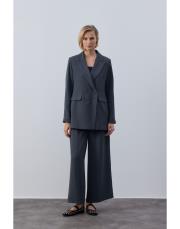 antrasit bol formlu blazer takım 3