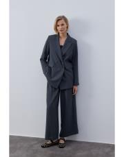 antrasit bol formlu blazer takım 5