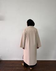 bej krep kruvaze uzun kap 4