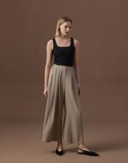 bej krep bol pantolon 2