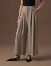 bej krep bol pantolon 3