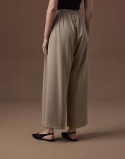 bej krep bol pantolon 4