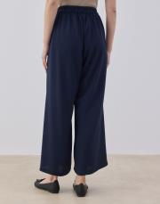 lacivert krep bol pantolon 5