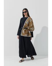 siyah kraşlı etekli takım