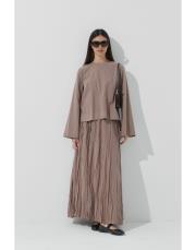 vizon kraşlı etekli takım