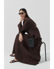 acı kahve kraşlı etekli takım