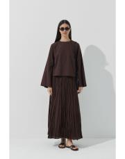 acı kahve kraşlı etekli takım 2