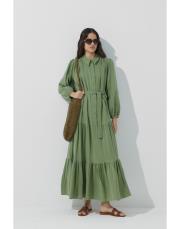 mint yeşili müslin elbise 3