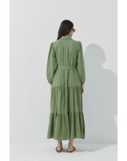 mint yeşili müslin elbise 4