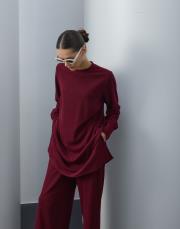 bordo triko bol formlu takım 3