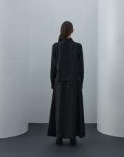 siyah nakış detaylı etekli takım 4