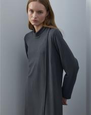 füme triko kapaklı bol form takım 2