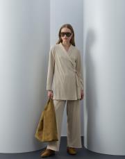 bej triko kimono takım