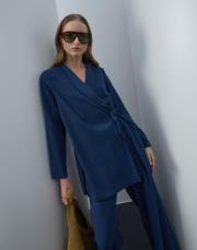 açık lacivert triko kimono takım 2