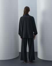 siyah örme spor takım 3