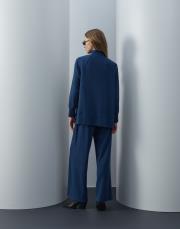 açık lacivert triko fermuarlı bol takım 3