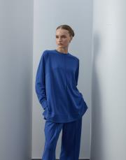 indigo modal nervür dikişli takım