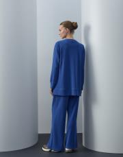 indigo modal nervür dikişli takım 3