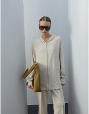 bej modal fermuarlı takım 3