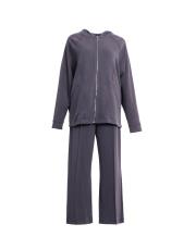 füme modal fermuarlı takım