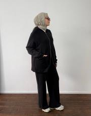 siyah modal fermuarlı takım 2