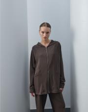 acı kahve modal fermuarlı takım 2