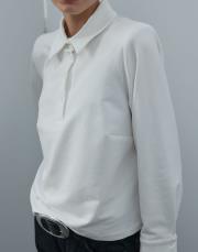 beyaz vatkalı polo sweat 3