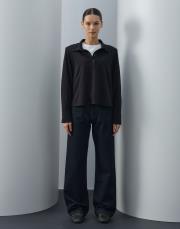 siyah vatkalı polo sweat 2