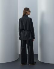 siyah örme bağcık detaylı takım 4