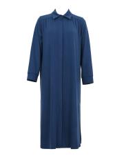 açık lacivert triko uzun tunik