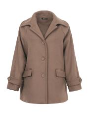 vizon yün karışımlı kısa kaban