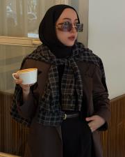 kahverengi koton blazer ceket 3