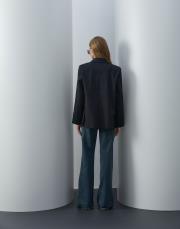 siyah koton blazer ceket 4