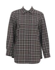 kahverengi ekose gömlek