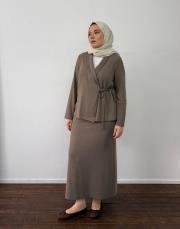 vizon triko kimono etekli takım 2