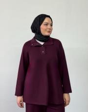 mürdüm modal yaka detaylı takım