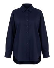 lacivert poplin basic gömlek