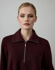 bordo modal yarım fermuarlı takım 5