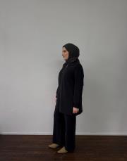 siyah modal yarım fermuarlı takım 2