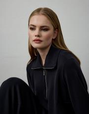 siyah modal yarım fermuarlı takım 4