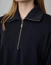 siyah modal yarım fermuarlı takım 5