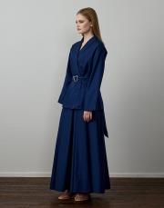 lacivert pamuklu aksesuarlı takım 2